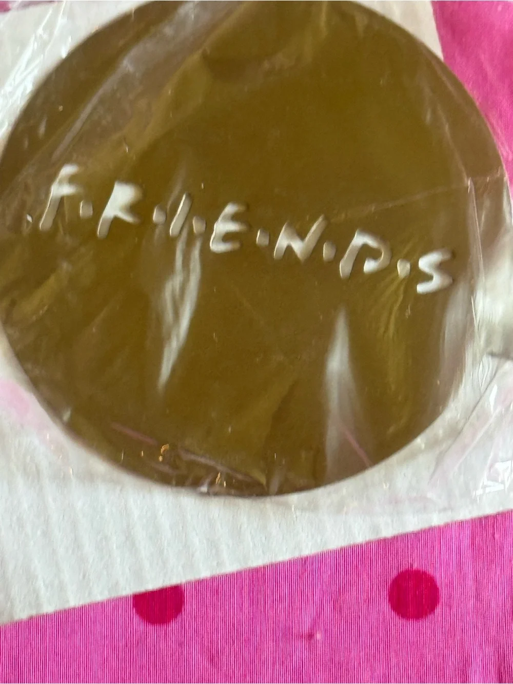 Friends TV Show Central Perk Coffee Mug w/ Metal Stencil Topper Barista Latte